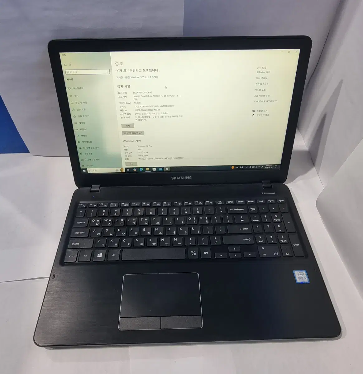 삼성노트북 i5 7200U 16G SSD 256G